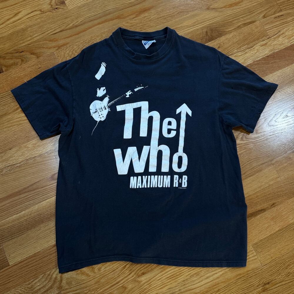 Vintage The Who Tour T-Shirt X-Large The Kids Are Alright 1989 Band Tee